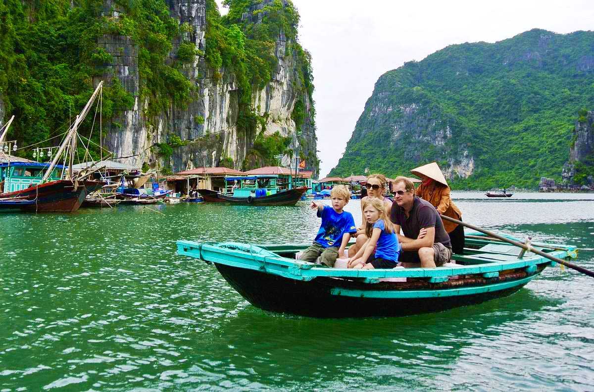 Cua Van Village in halong bay